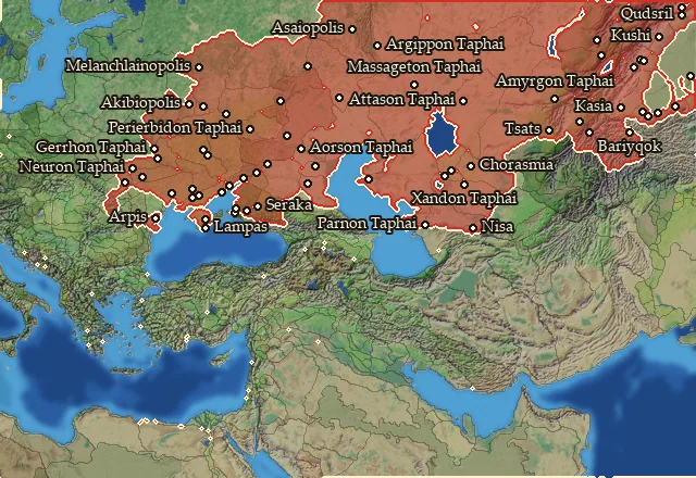 Regions carrying Scythian