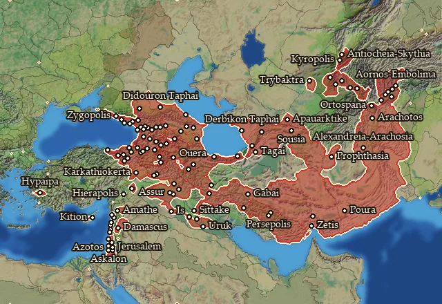 Regions carrying Asian