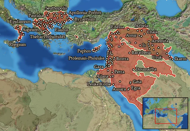 Regions carrying Parthica early