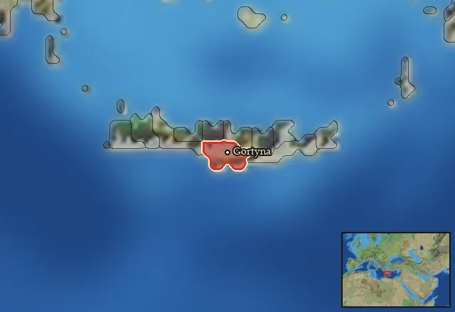 Regions carrying Gortynian