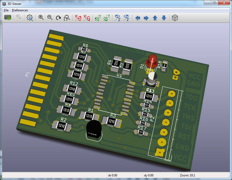 Msp430 jtag, from the project README