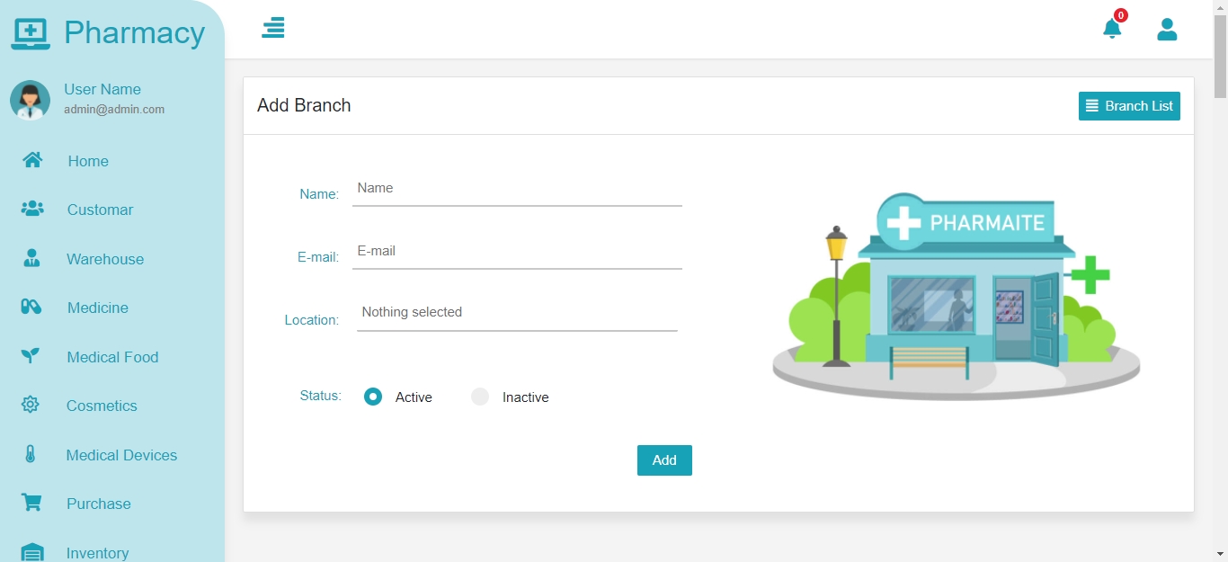 GitHub - TasneemAnas48/Pharmacy-Mangment-System: Pharmacy Management ...