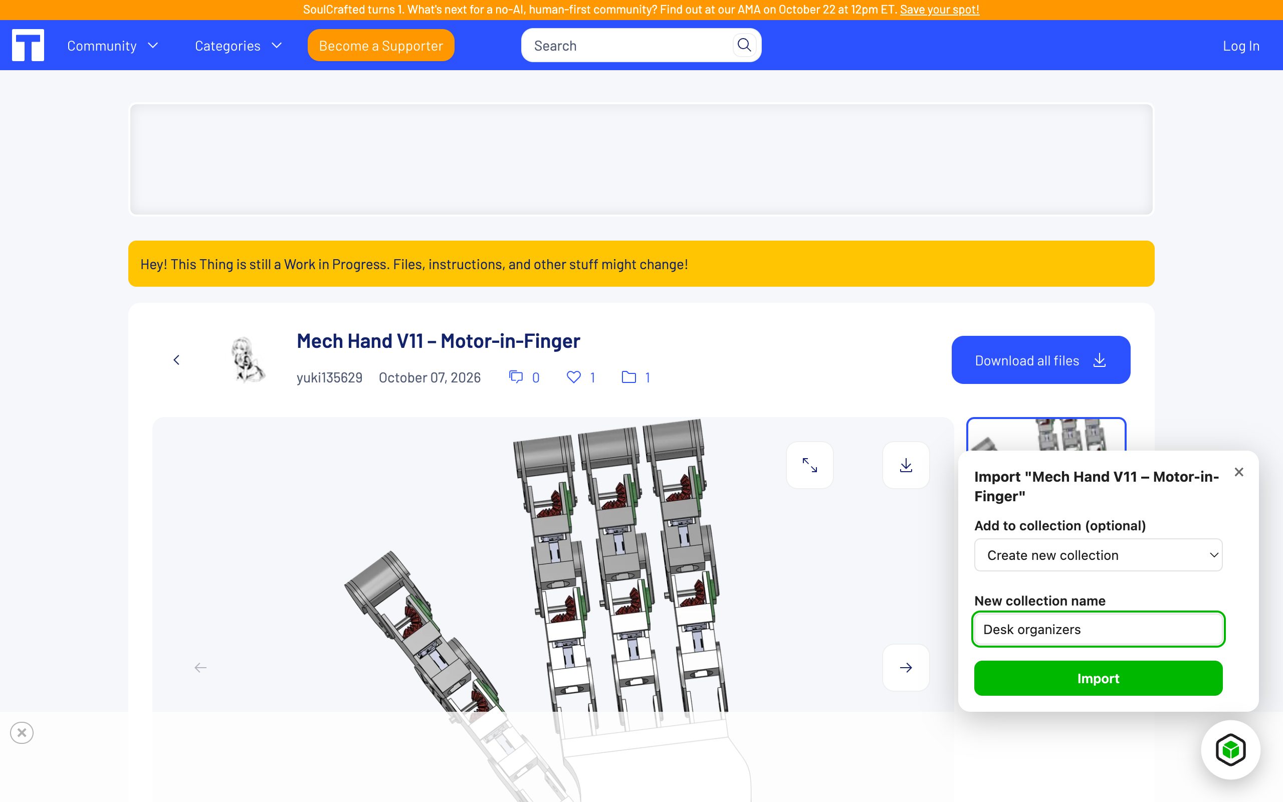 Thingport Grab on Thingiverse