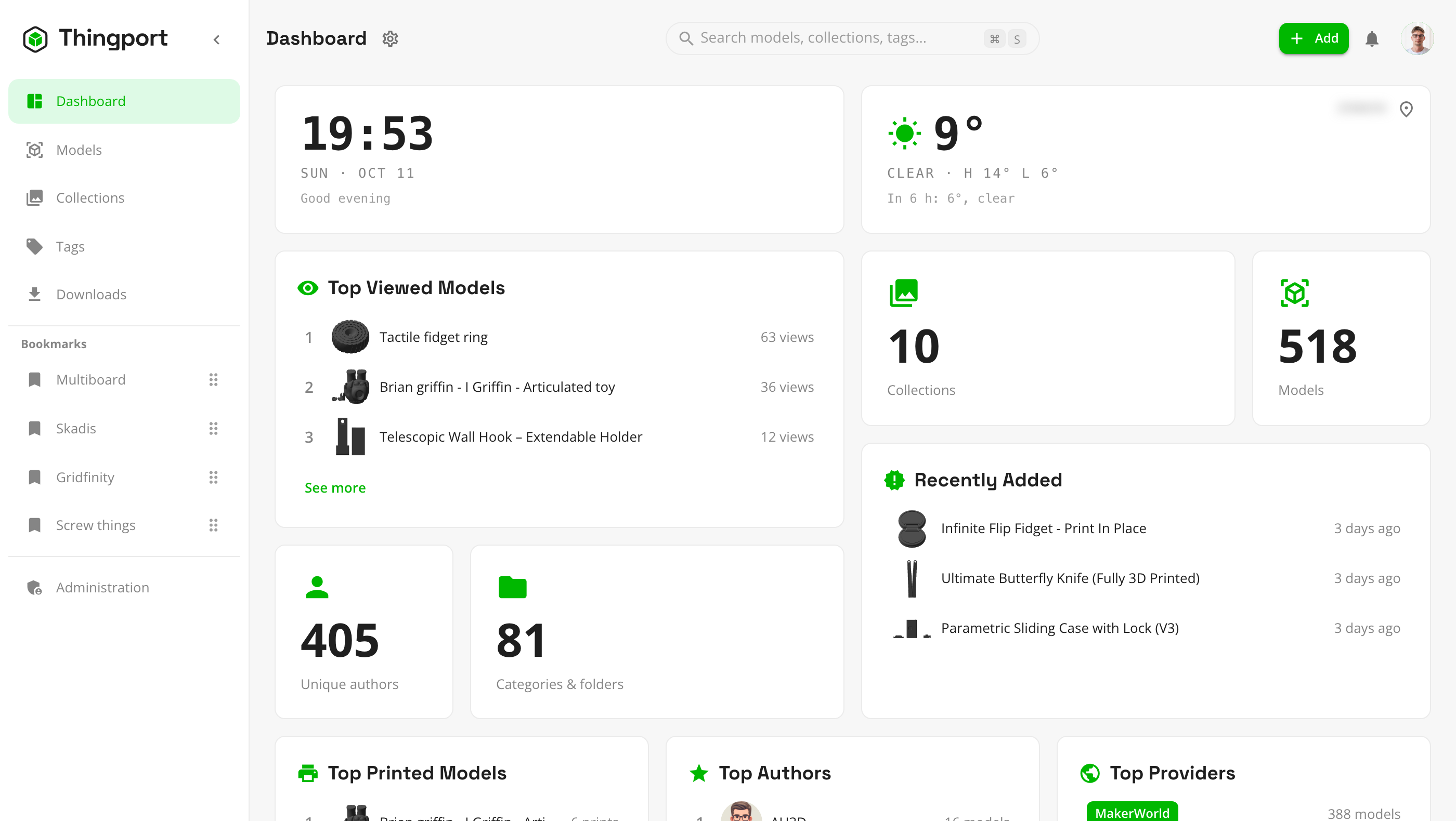 Dashboard