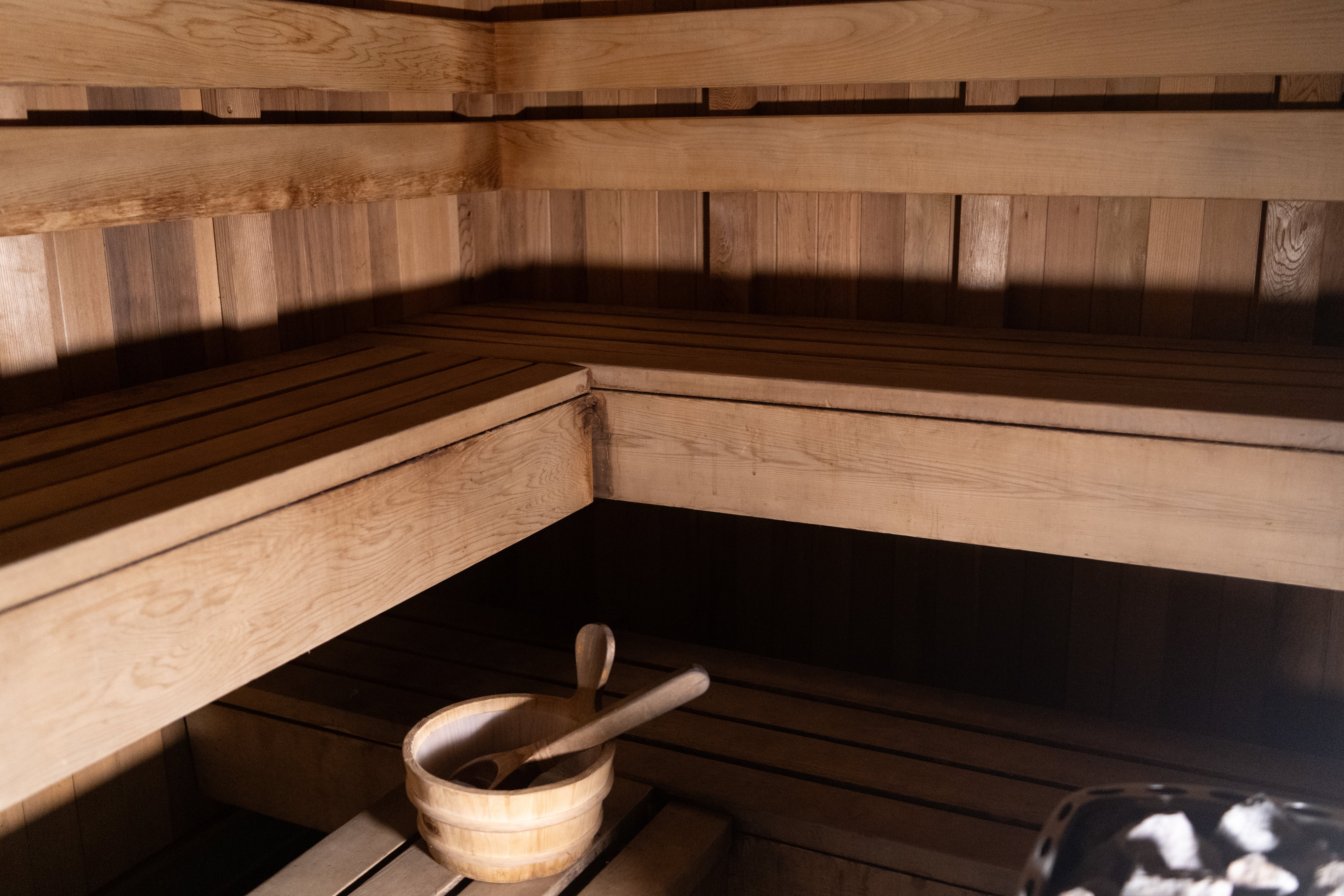 Sauna at M2 Training Club