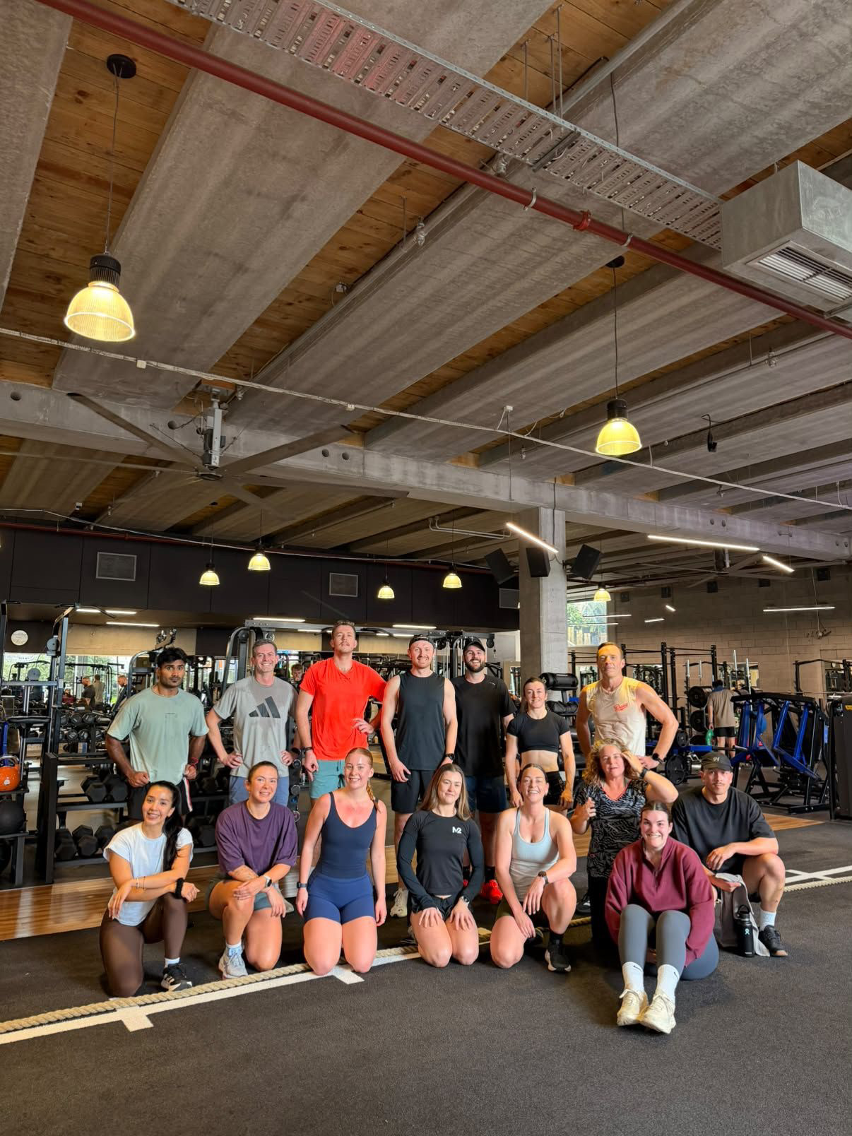 M2 athletes training together as a team