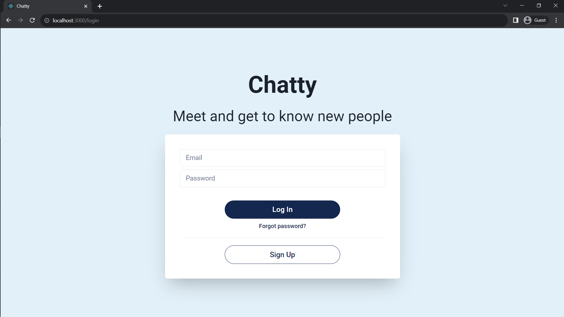 GitHub - TcBello/chatty: Simple Dating Website