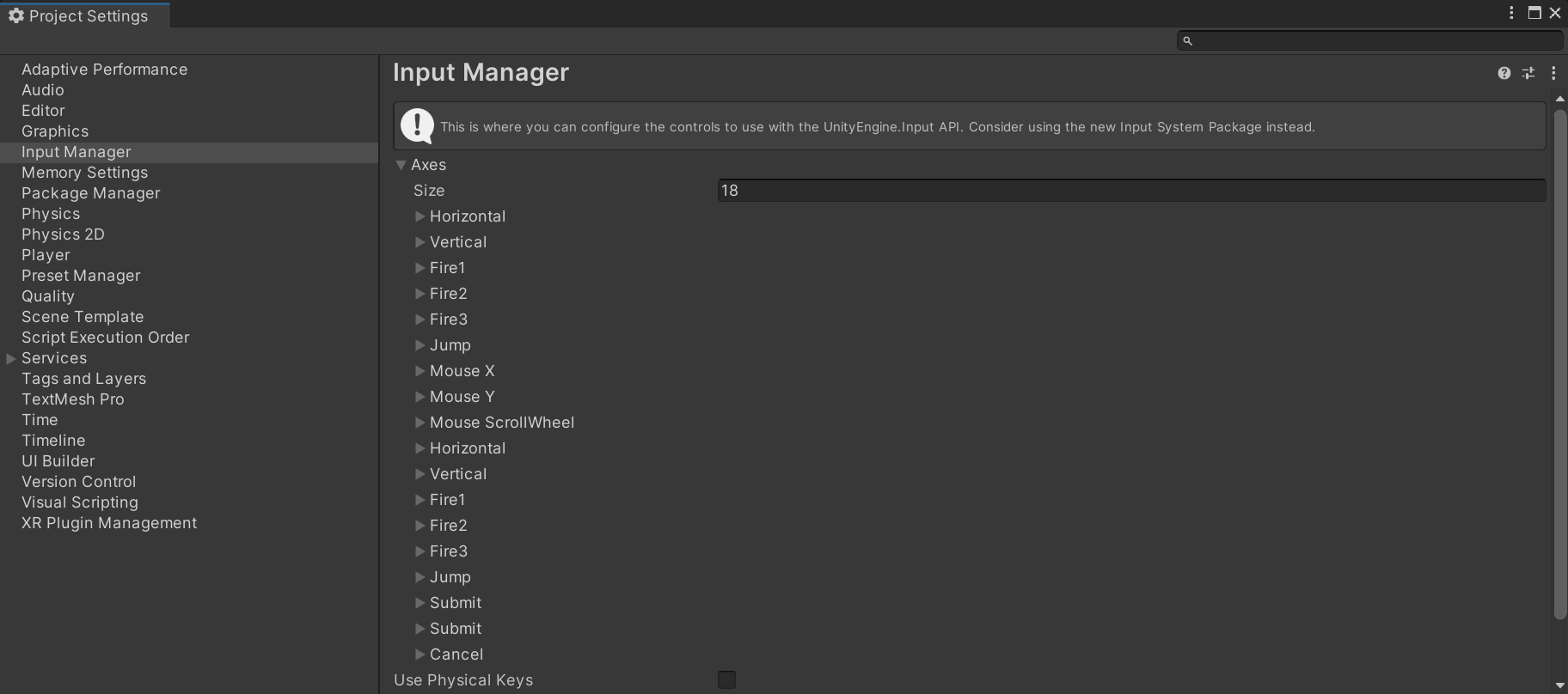 Input Manager