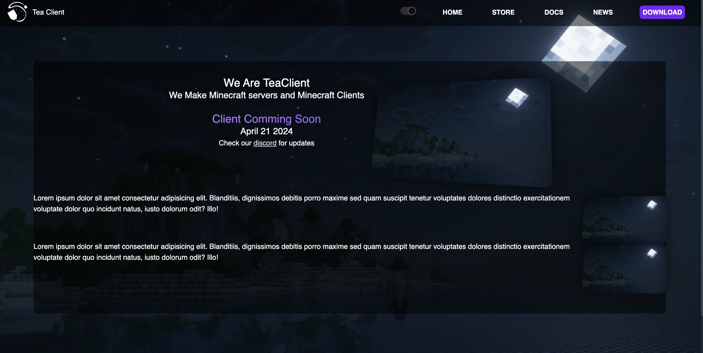 Image of the website