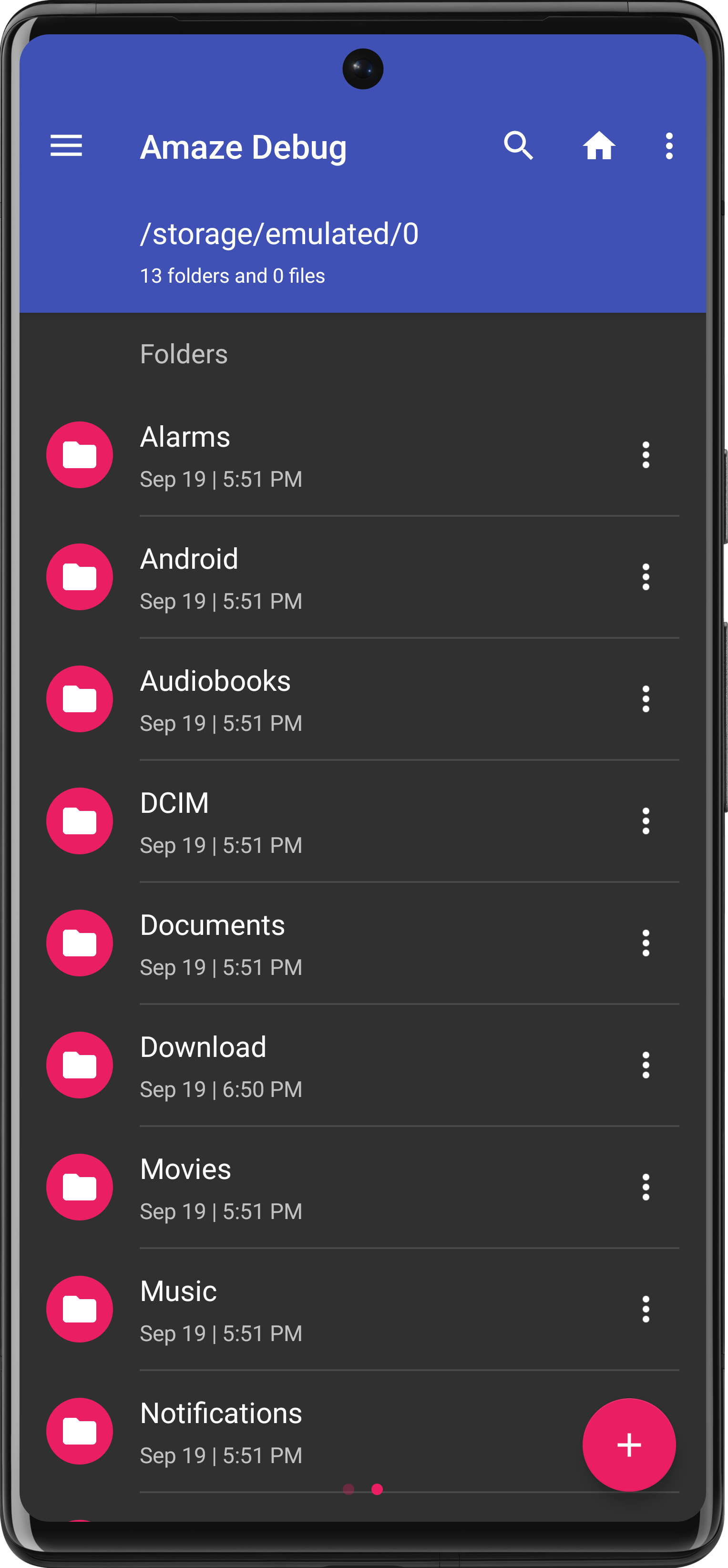 Screenshot 2 of Amaze File Manager — opens full size