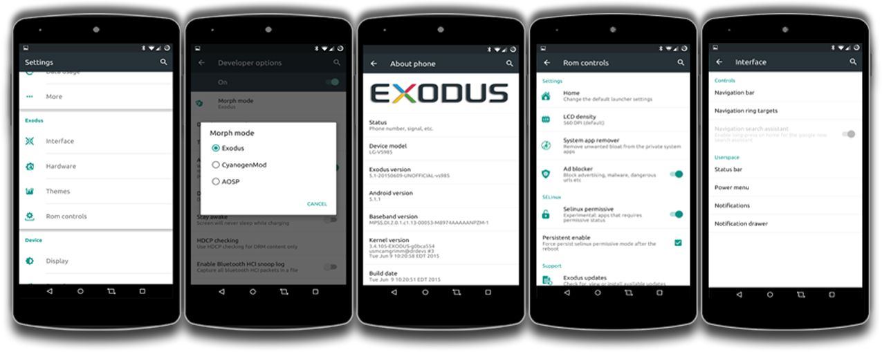EXODUS is an open-source project coded by professional level 