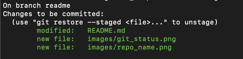 git status new