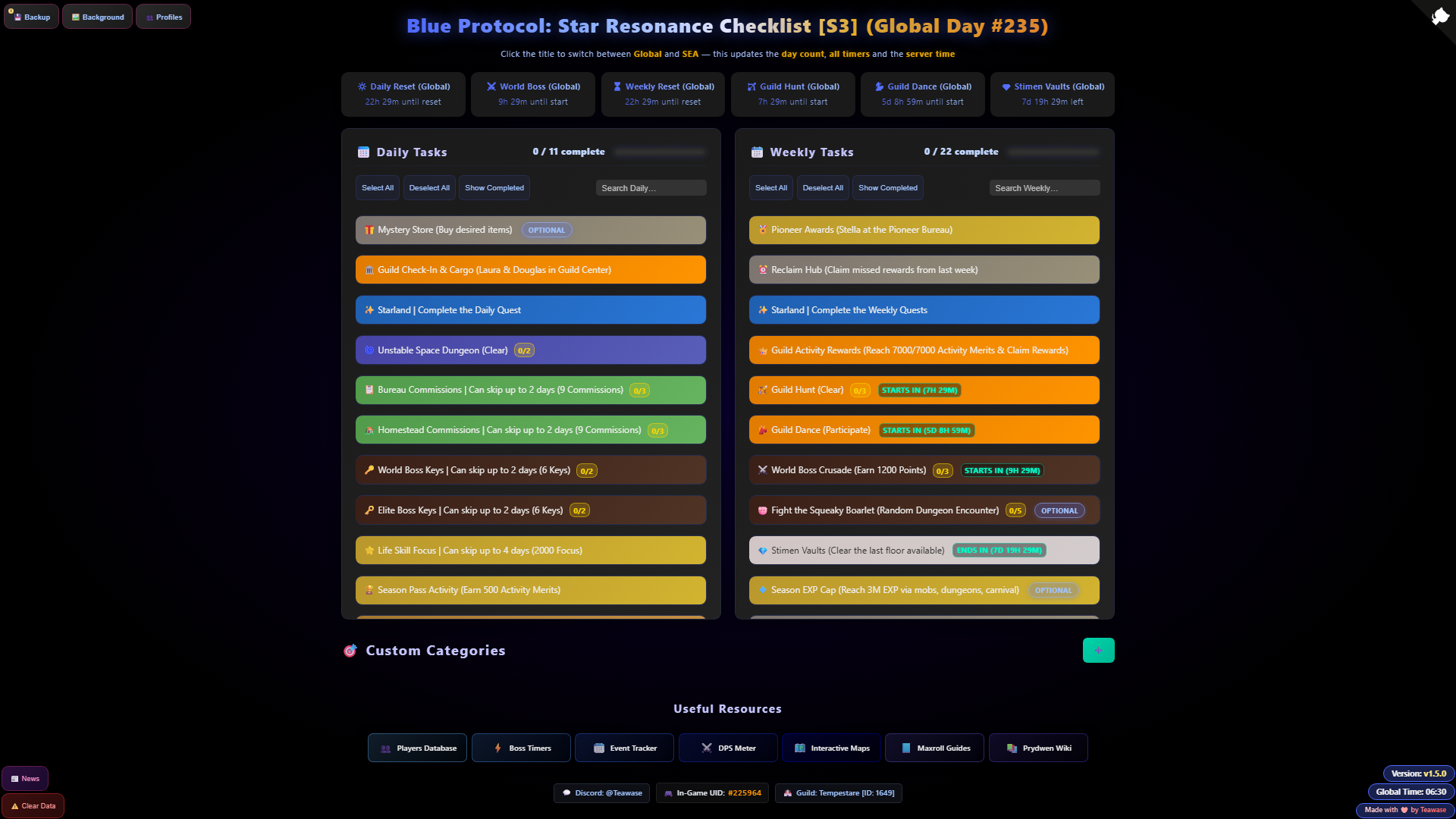 Main Page View