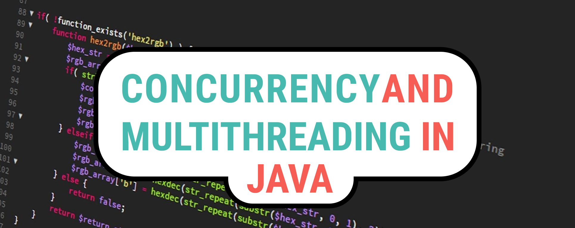 Concurrency & Multithreading