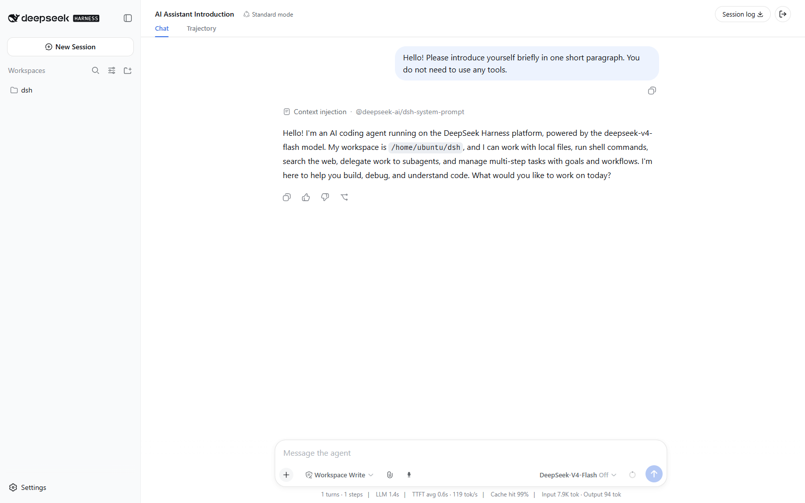 Sign out in a conversation
