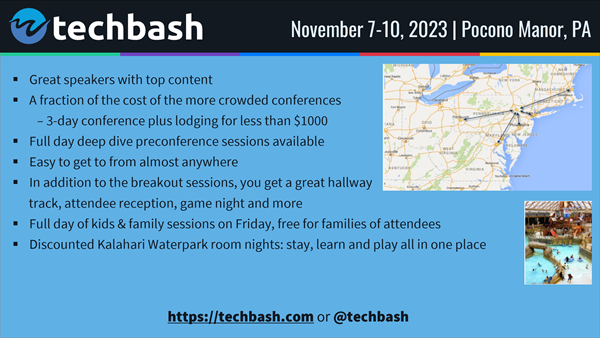 TechBash 2023 - Dark Slide