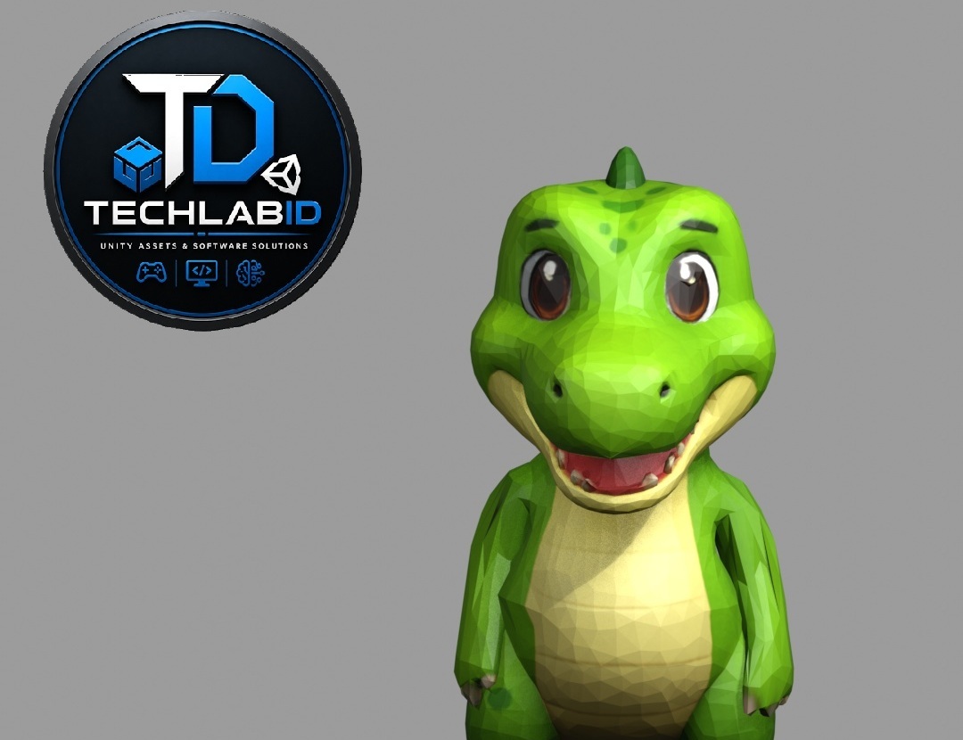 Dino Breathing Idle Character