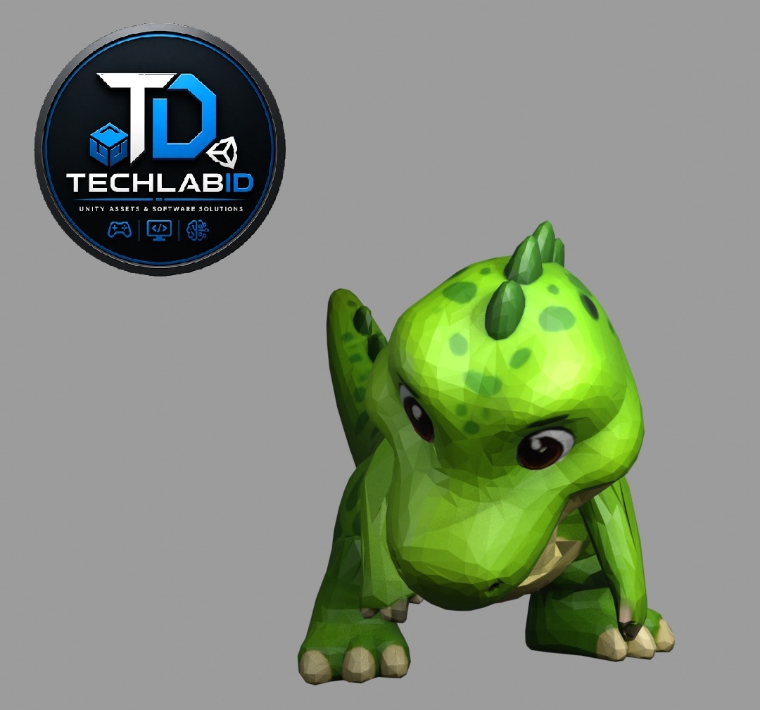 Dino Climbing Character