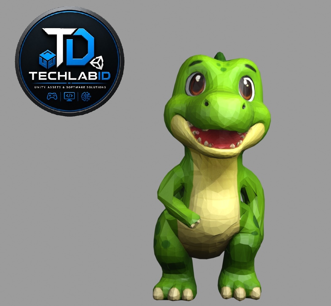 Dino Happy Walk Character