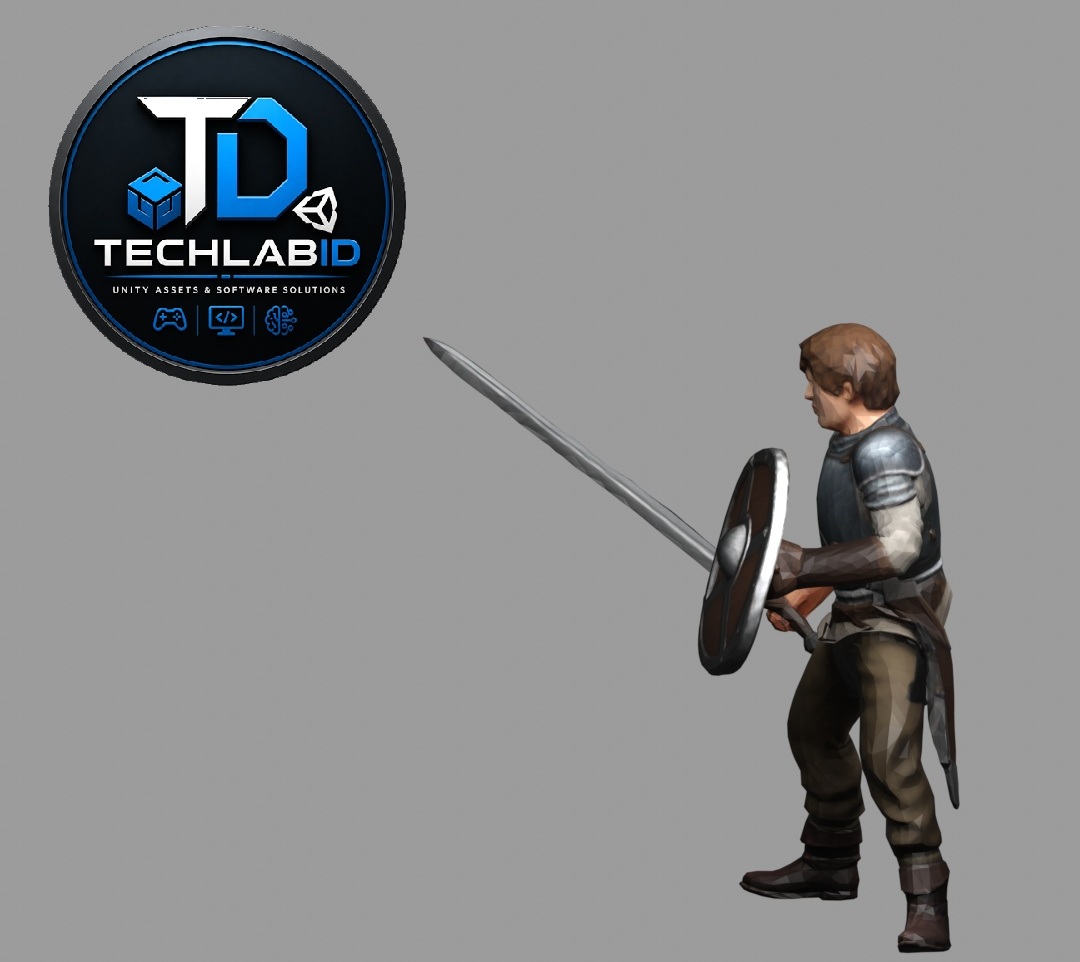 Guard Sword Idle Character