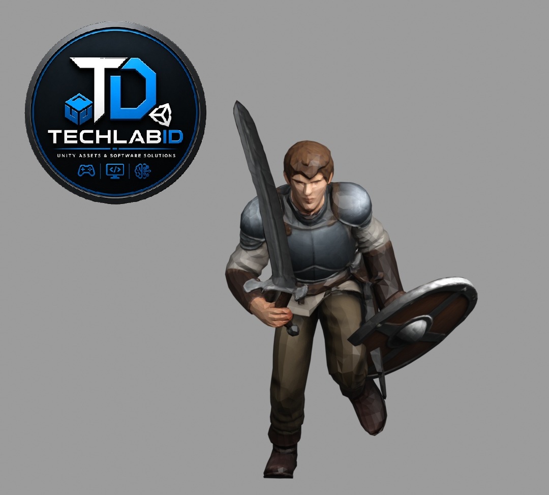 Guard Sword Run Character