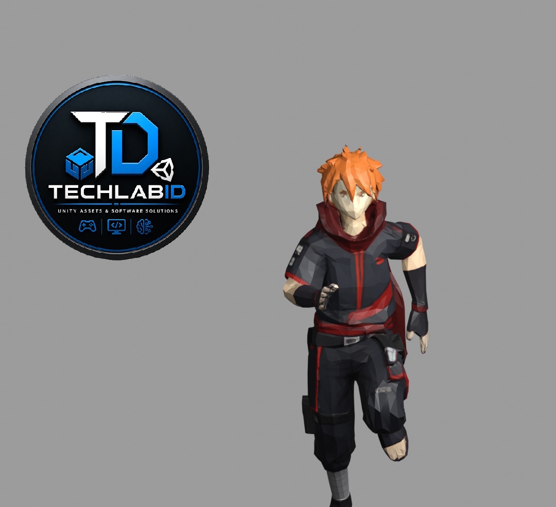 Ninja Running Character