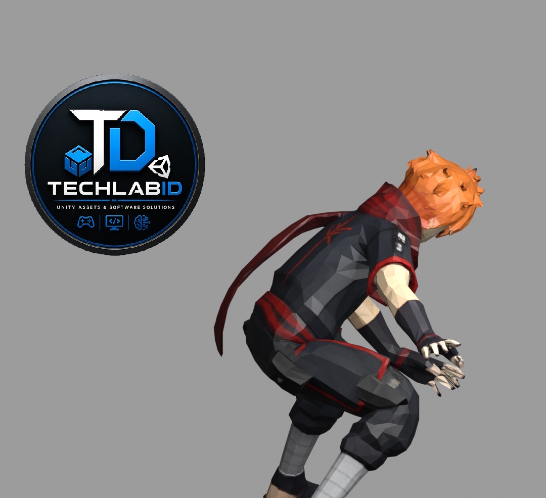 Ninja Swinging Character