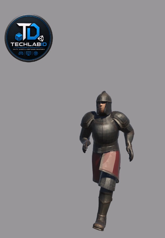 Enemy Soldier Run Character
