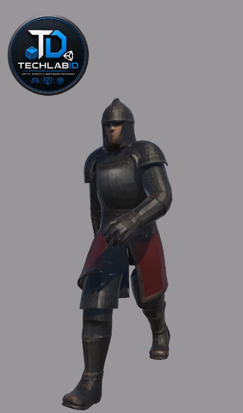 Enemy Soldier Walk Character