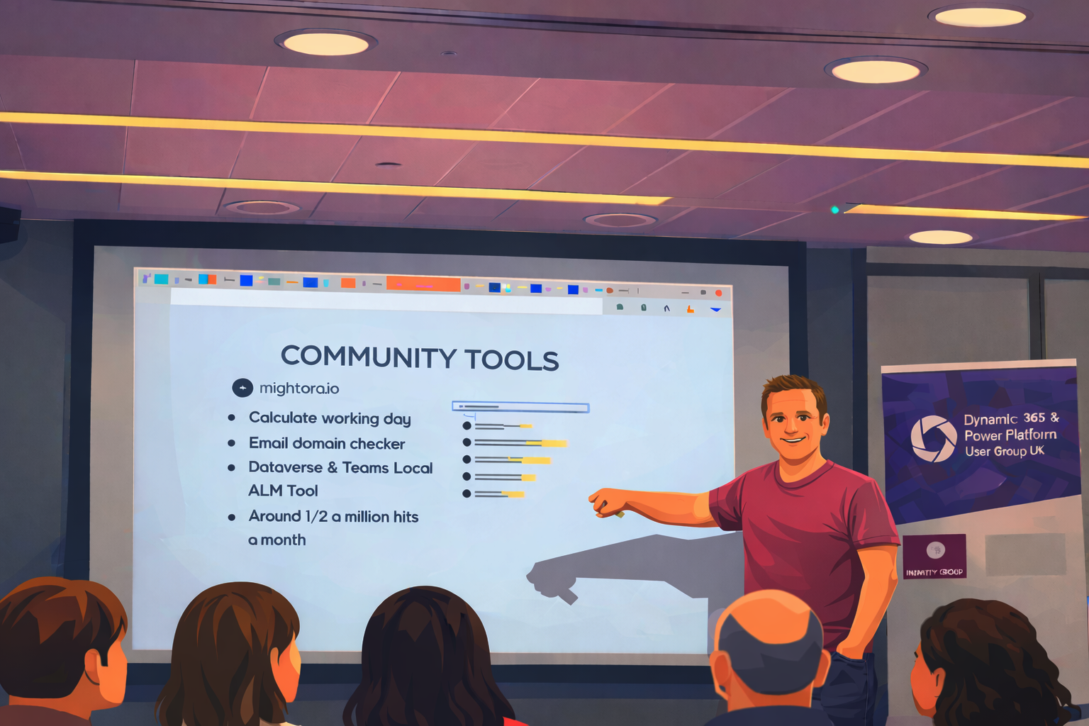 Ian at the Power Platform Community Conference