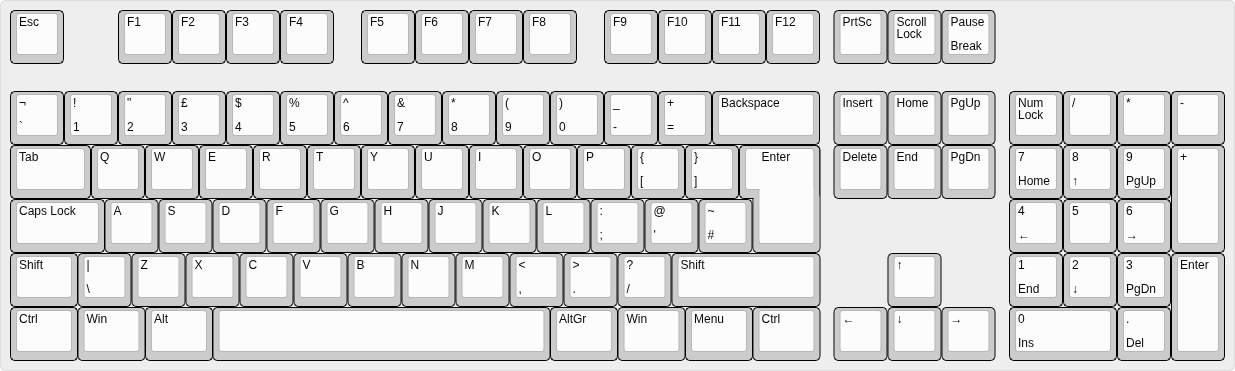 Convertible keyboard, from the project README