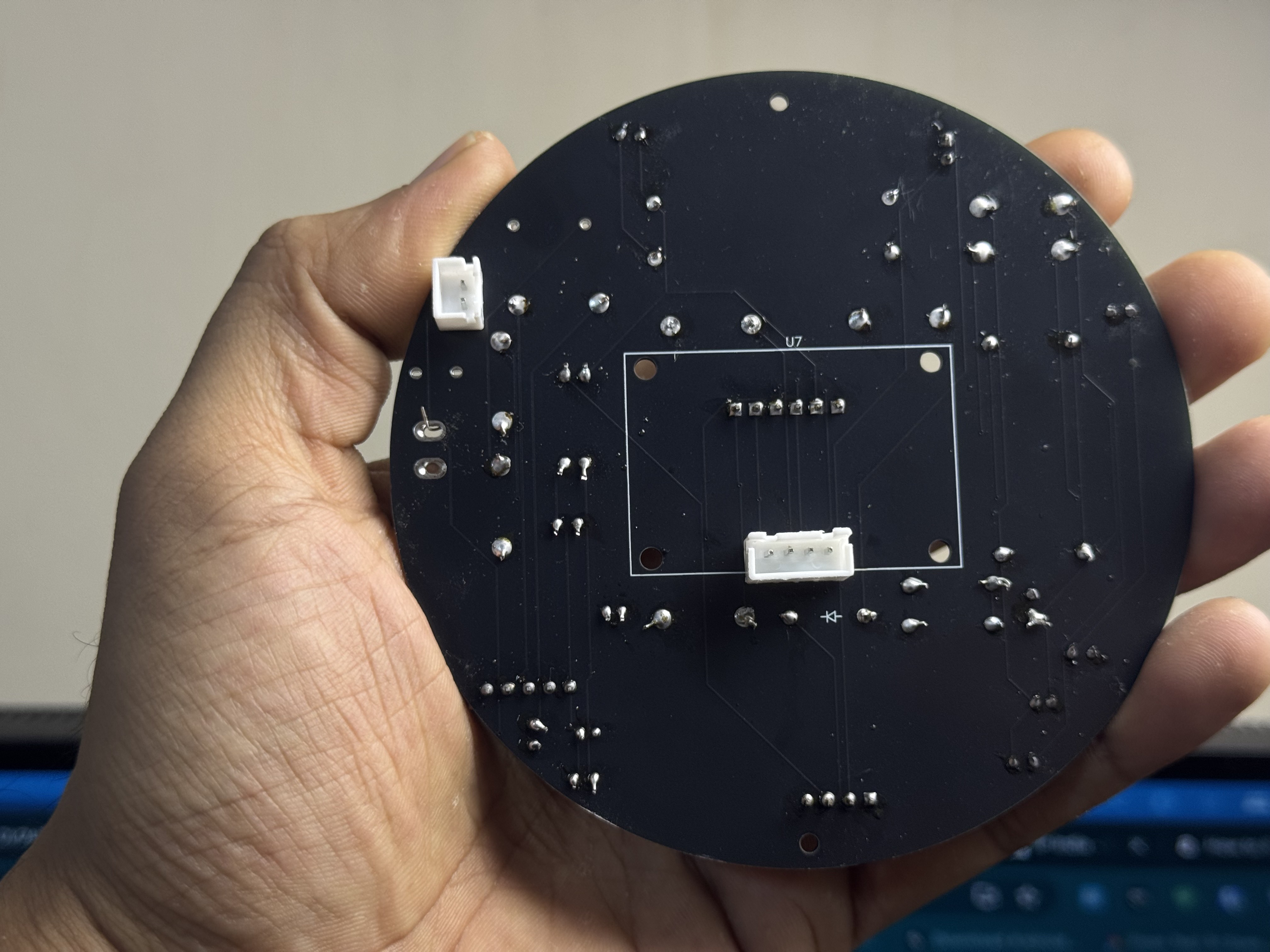 Populated PCB bottom