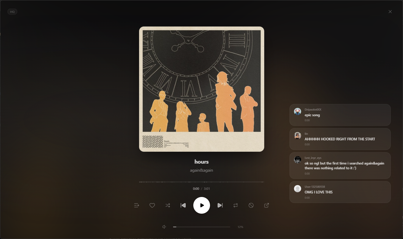 Центрированная обложка с комментариями