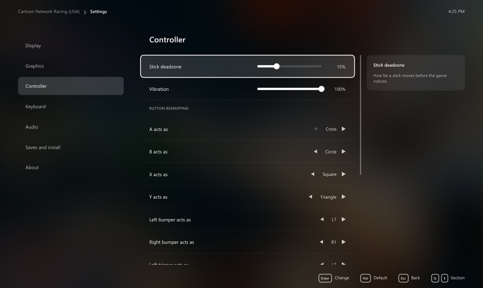 Controller page