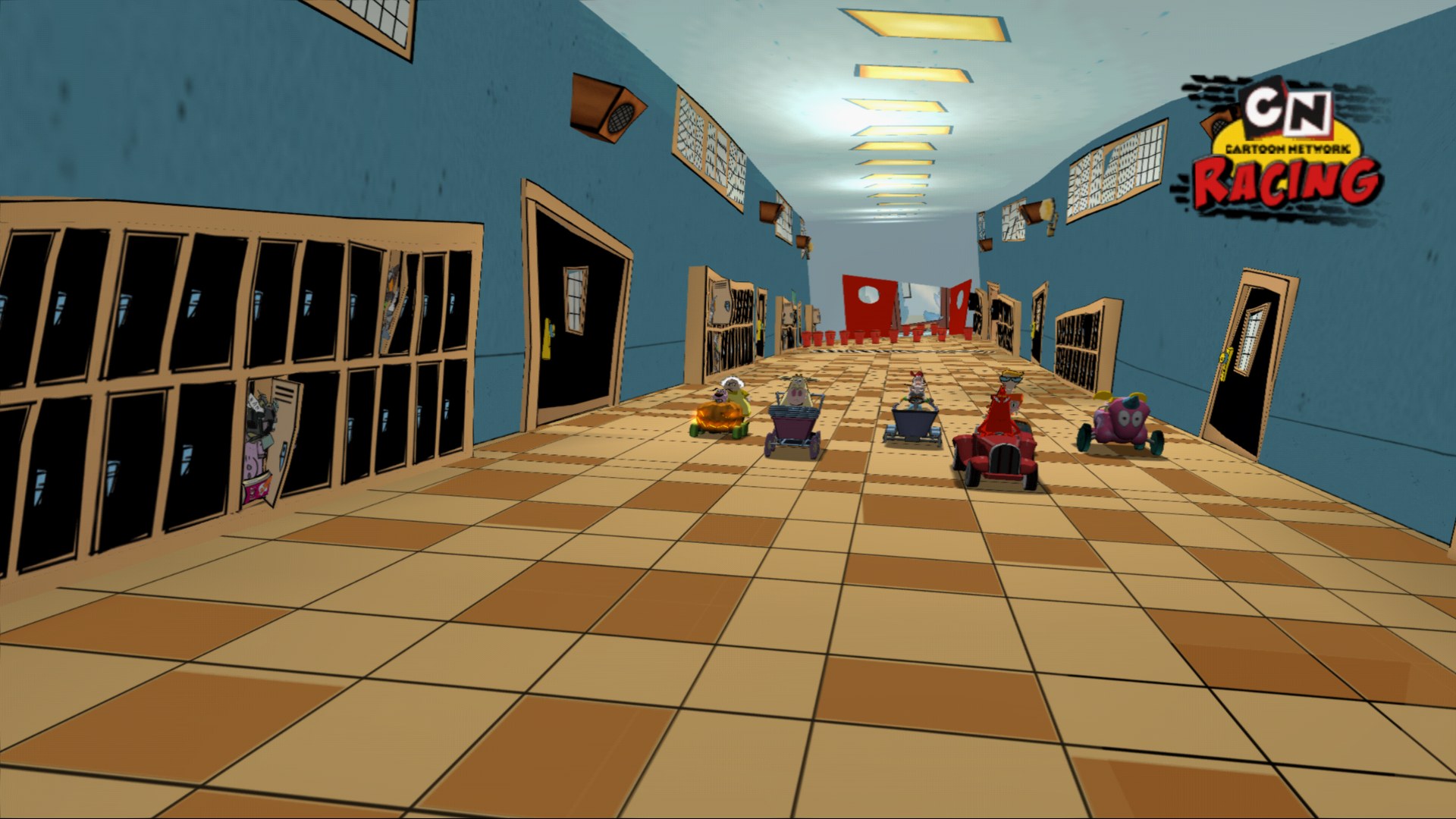 The school corridor track