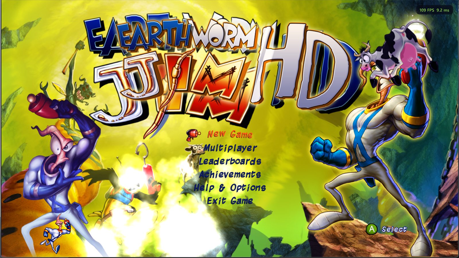 Main menu