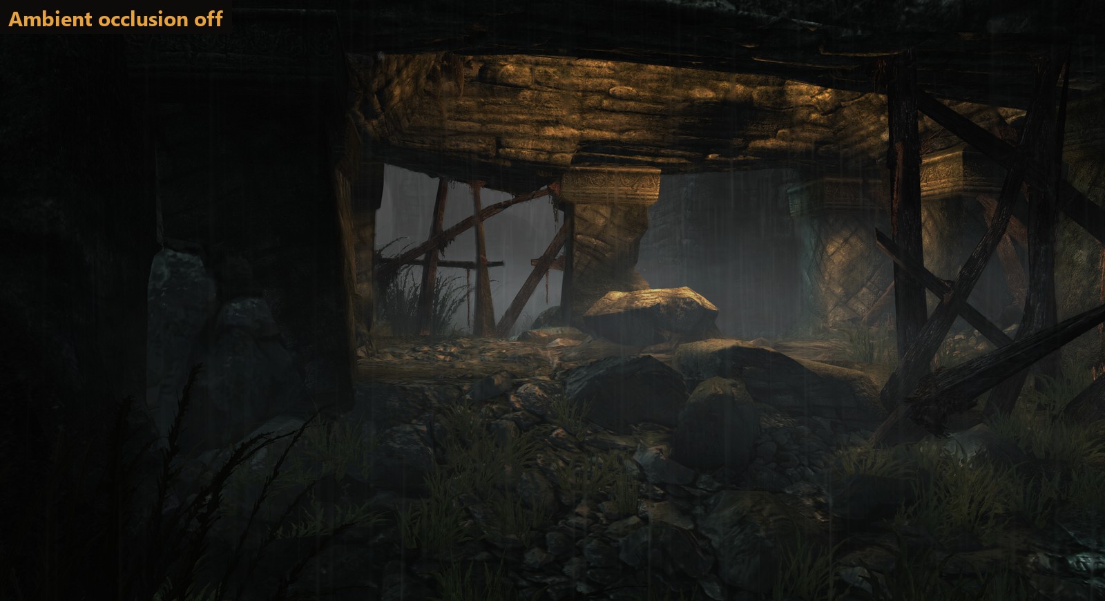 The V-Rex chapter with ambient occlusion off