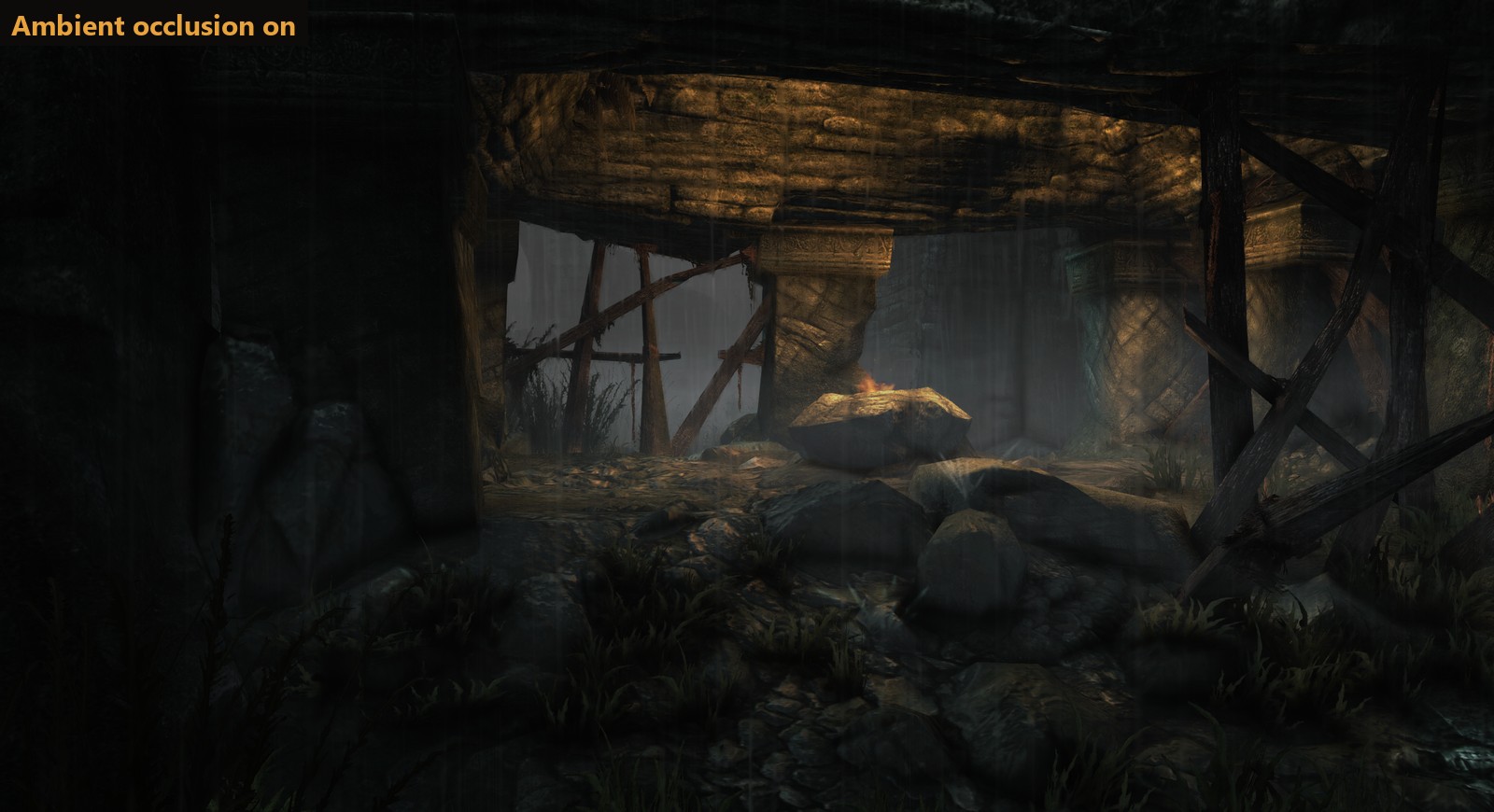 The same view with ambient occlusion on