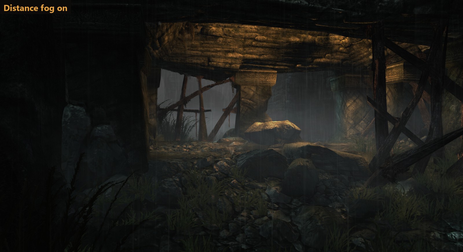 The V-Rex chapter with the distance fog on