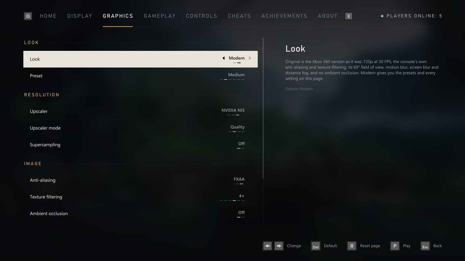 The Graphics page