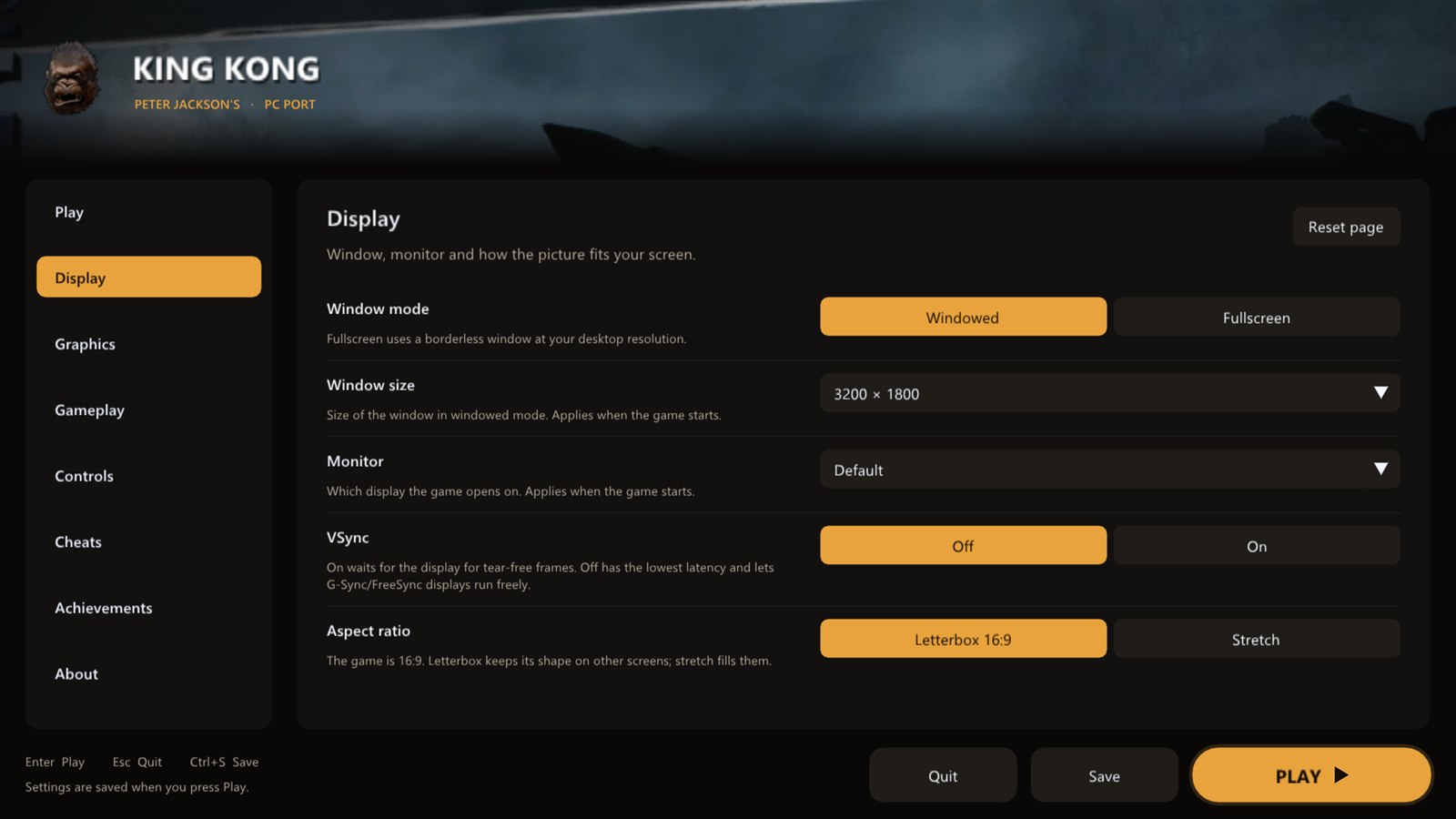 Display page