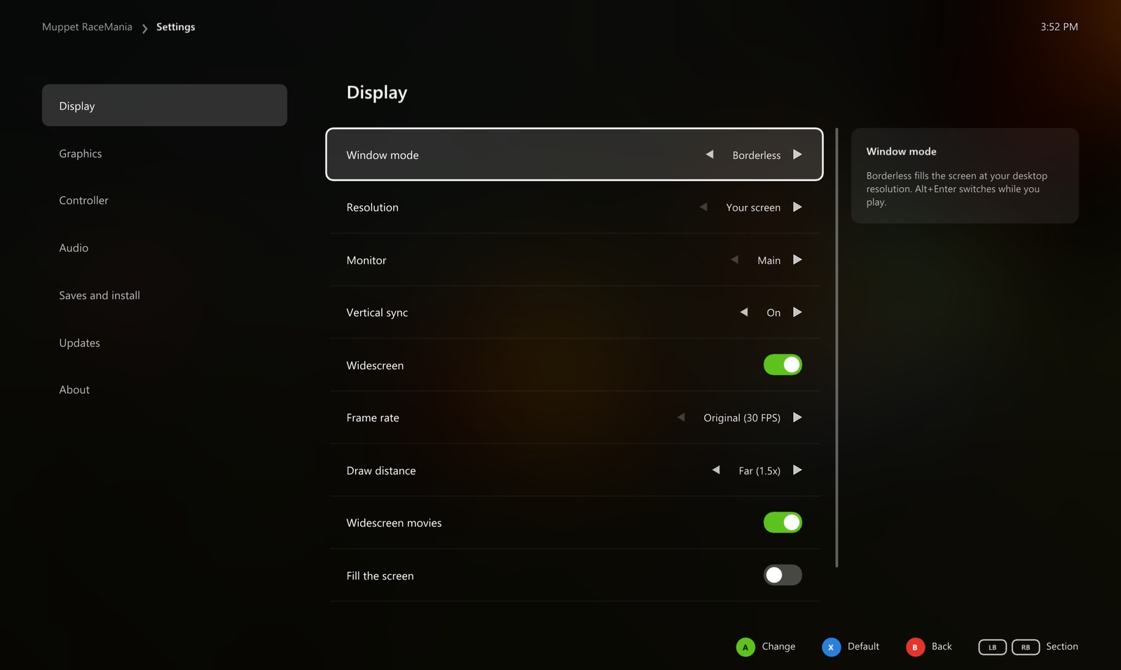 Display page