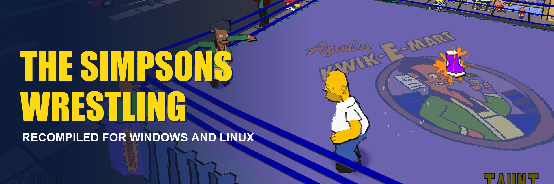 The Simpsons Wrestling Recompiled
