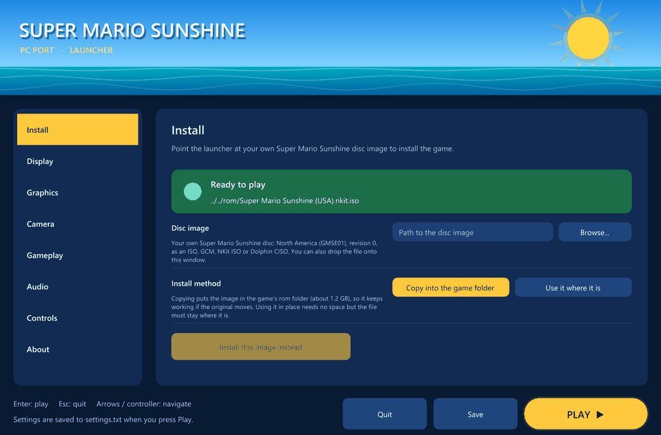A tour of the launcher's pages