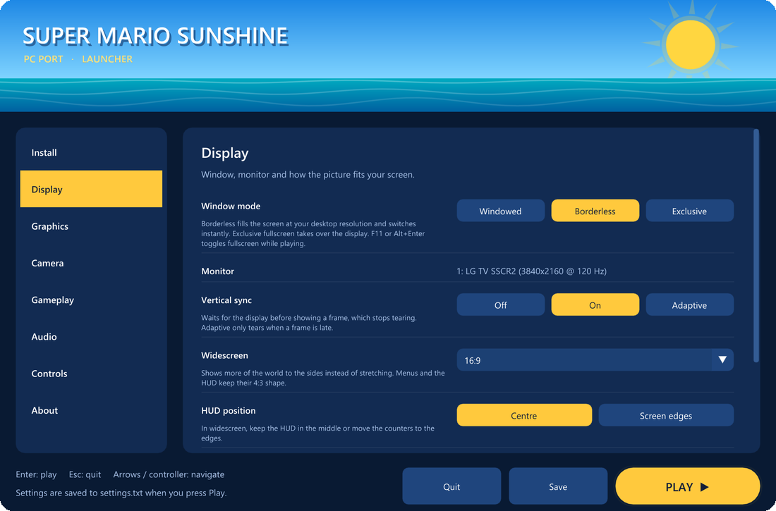 Display page