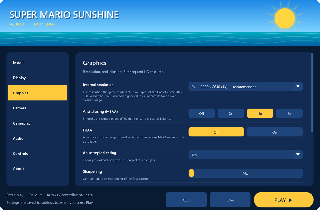 Graphics page