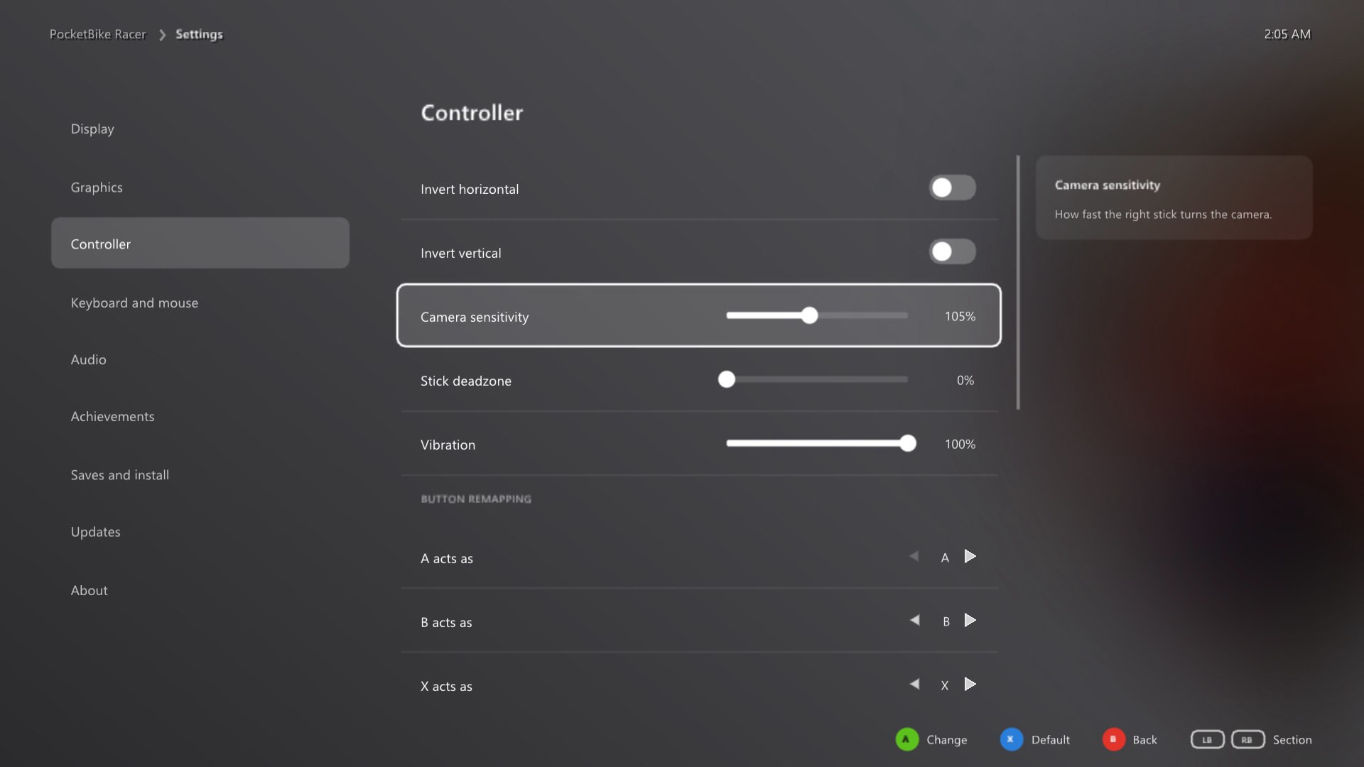 Controller page