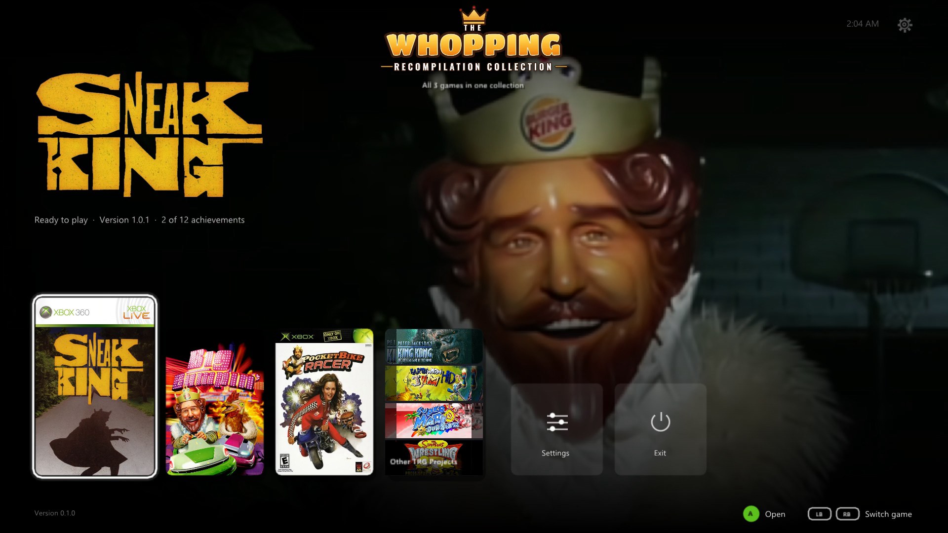 The launcher's Home screen