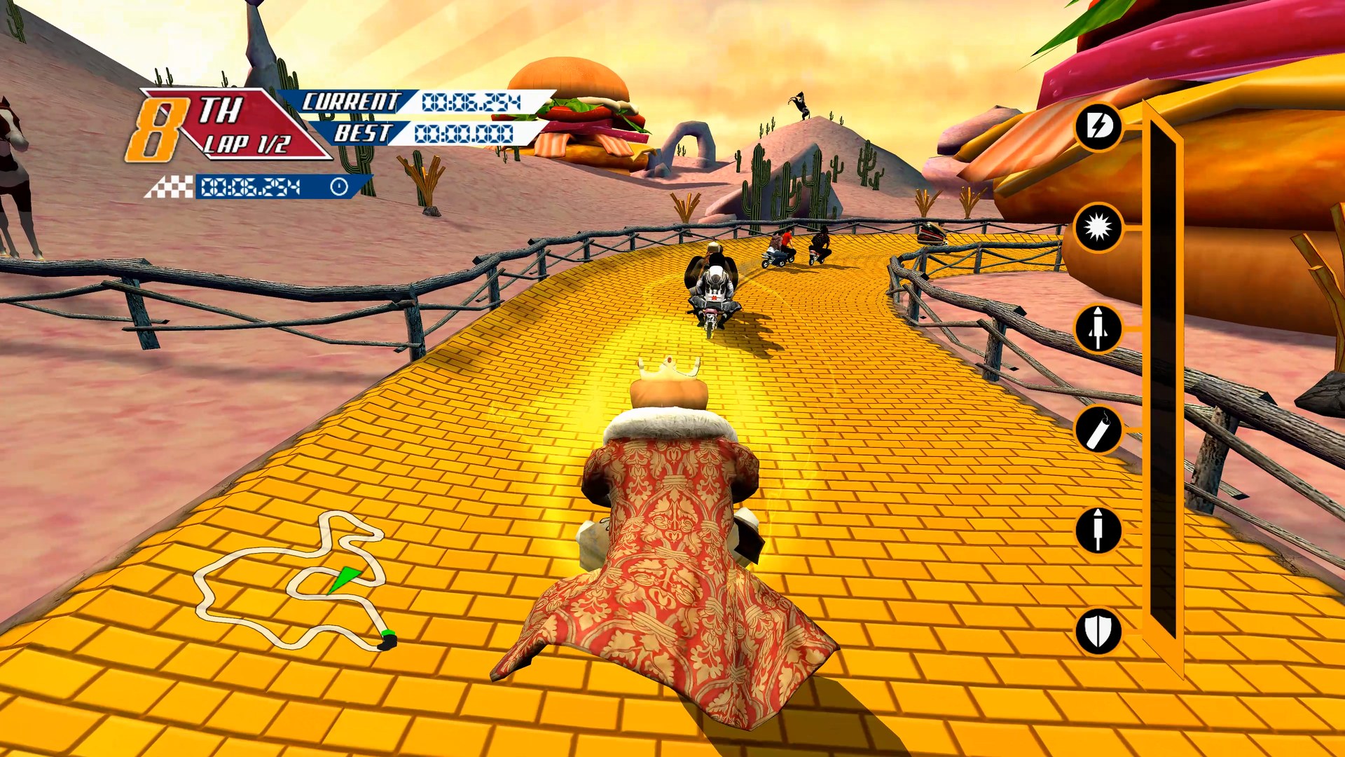 PocketBike Racer: the yellow brick road