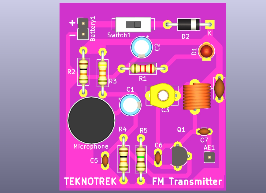 PCB 3D Model